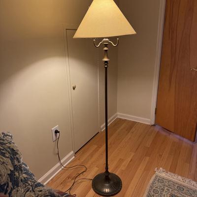 Brass Three Way Floor Lamp (GB-BM)