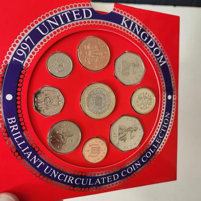 1991 Russia, 1997 United Kingdom UK Coin Proof sets
