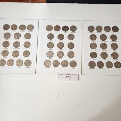 50 US States Quarters Set in Booklet