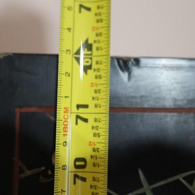 Vintage Oriental Asian Gold Four Panel Screen Room Divider