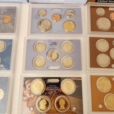 United States Mint Proof Sets 2009,2010,2011 w COA