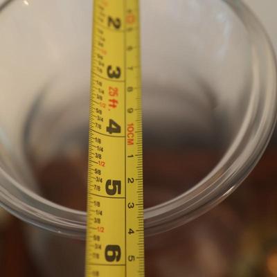 Pair of Candlesticks with 18" Glass Hurricane Shades