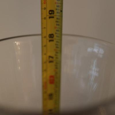 Pair of Candlesticks with 18" Glass Hurricane Shades