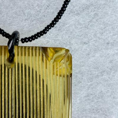 Vintage Celluloid Cameo Pendant