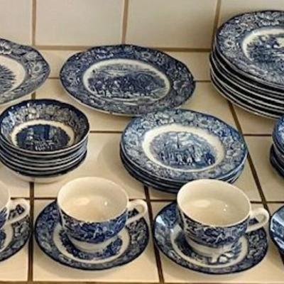 Lot Of Liberty Blue China (England)