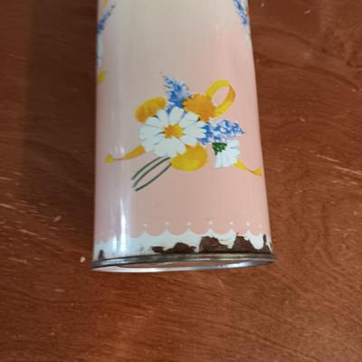 OLDER GLASS MILK BOTTLES AND THERMOS PLUS "LOVE IS" GLASSES
