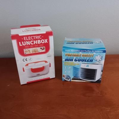 ELECTRIC LUNCHBOX AND PORTABLE BREEZY AIR COOLER