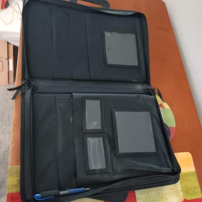SOFT SIDED BRIEFCASE AND 2 ZIPPERED BAGS