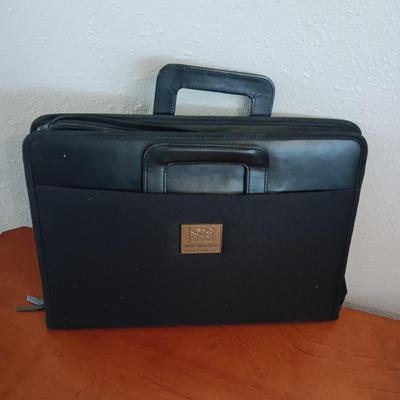 SOFT SIDED BRIEFCASE AND 2 ZIPPERED BAGS