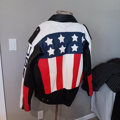 MEN'S WILSON QUALITY LEATHER USA JACKET SIZE XL