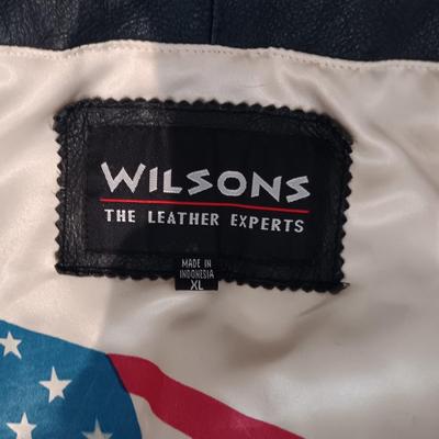 MEN'S WILSON QUALITY LEATHER USA JACKET SIZE XL
