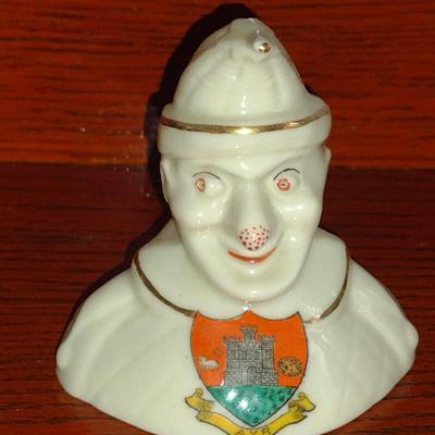 Three Porcelain Clown Figurines