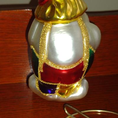 Kurt S. Adler Polonaise Collection Clown Blown Glass Ornament- Approx 5 1/2" Tall