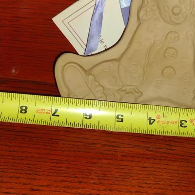 Enesco Clown Figurine and Brown Bag Cookie Mold