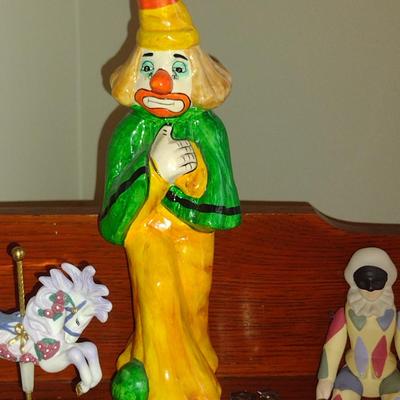 Collection of Home Decor- Clown and Carousel Horses
