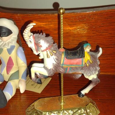 Collection of Home Decor- Clown and Carousel Horses