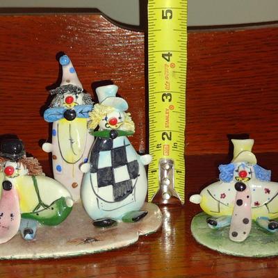 Collection of Zampiva Italian Art Clown Figurines