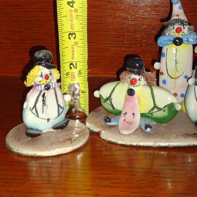 Collection of Zampiva Italian Art Clown Figurines