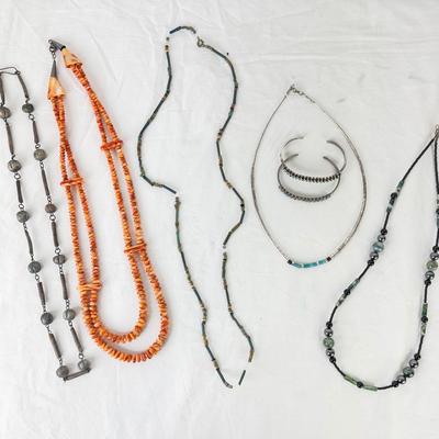 1244 Various Costume & Silver Jewelry