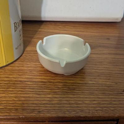 Vintage GES Line Ashtray Colibri Lighter Germany Ashtray Barking Dog Tin