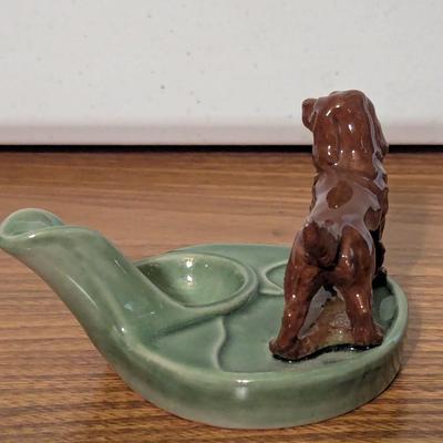 Vintage Wade Spaniel Dog Pipe Holder