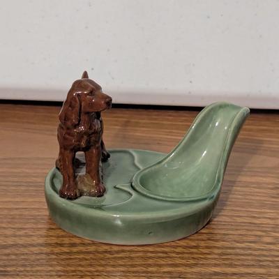 Vintage Wade Spaniel Dog Pipe Holder