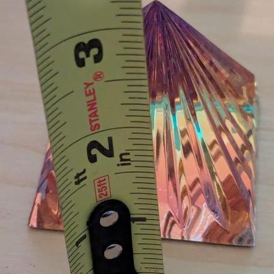Multi-Colored Pyramid Paper Weight