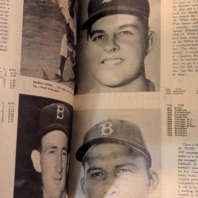 Vintage 1956 Los Angeles Dodgers Yearbook World Champ 1955