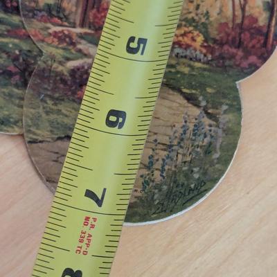 Vintage Funeral Home Fan Cottage Tri-Fold Old NC Mountain Music Fan