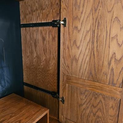 Beautiful Amorie Media cabinet with storage and hide-away front doors. Television Optional