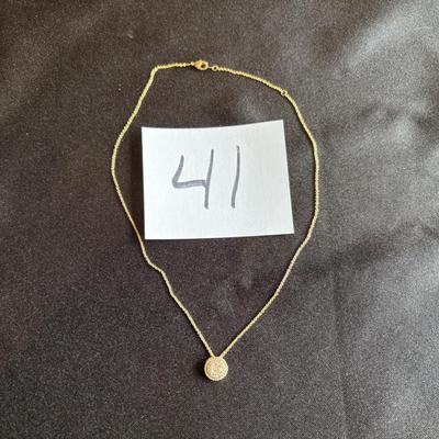 Gold Tone Necklace