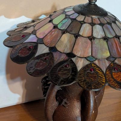 Tiffany Style Stained Glass Table Lamp