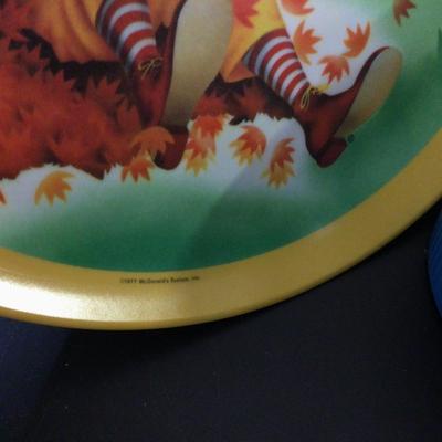 McDonald Plates, Aleddin Thermos, Egg Separator, Cup Cake Liners