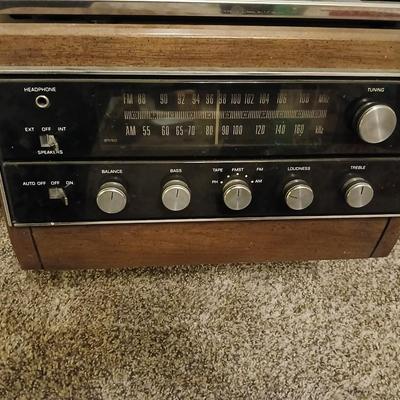 Rare Working 1970s Magnavox Drum Console Stereo end tables one with stereo - one with speakers - WORK Great! With original paperwork and...