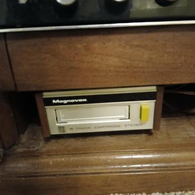 Rare Working 1970s Magnavox Drum Console Stereo end tables one with stereo - one with speakers - WORK Great! With original paperwork and...