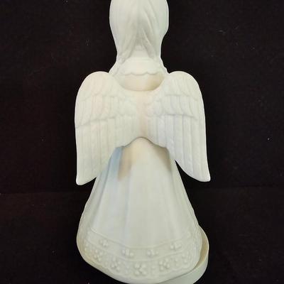 Porcelain Memories trinket box with Beautiful Porcelain vase and an angel