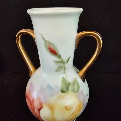 Porcelain Memories trinket box with Beautiful Porcelain vase and an angel