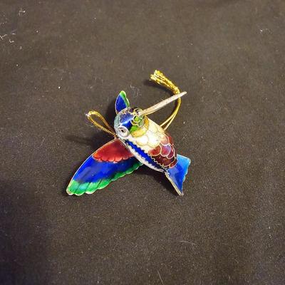 Wooden hummingbird - glass blown Hummingbird - Hand painted original floral art - and more Hummingbirds