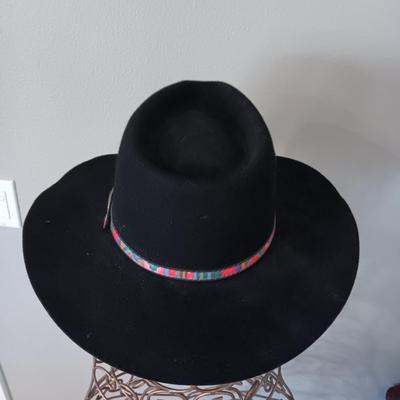 MEN'S SILVER CANYON BLACK FELT WESTERN HAT (XL)