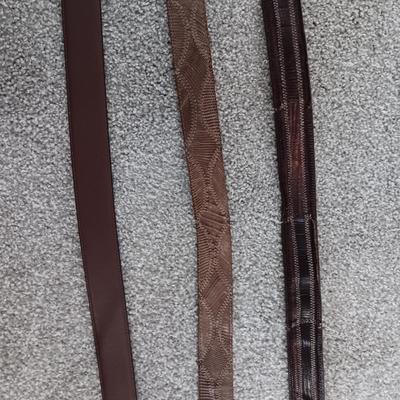 MEN'S LEATHER, GENUINE LIZARD AND SIMULATED LEATHER BELTS