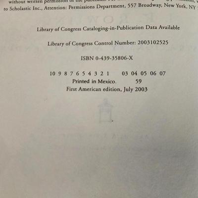 Harry Potter and the Order of the Pheonix - Hardback - First American Edition, July 2003