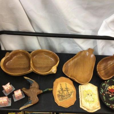 Vintage MCM Wood Lot