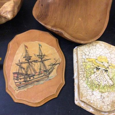 Vintage MCM Wood Lot