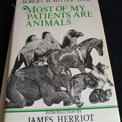 Adorable Dalmation OTAGIRI Bookends with Four hardback books - All things Bright and Beautiful & Every living thing By James Herriot