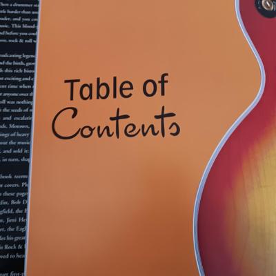 "ROCK & ROLL AND THE BEAT GOES ON" COFFEE TABLE BOOK