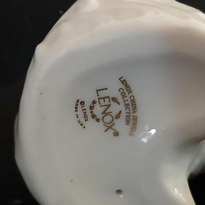 Adorable Lenox China Jewels Collection Porcelain Spaniel dog figure