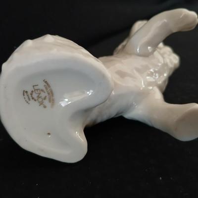 Adorable Lenox China Jewels Collection Porcelain Spaniel dog figure