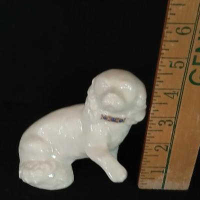 Adorable Lenox China Jewels Collection Porcelain Spaniel dog figure