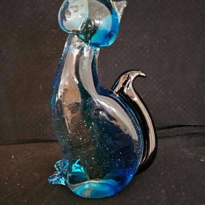 Vintage Heavy glass Murano? Cat