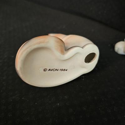 Collection of cat figures - Avon Porcelain- Quarry Critter stone - adorable kitties!